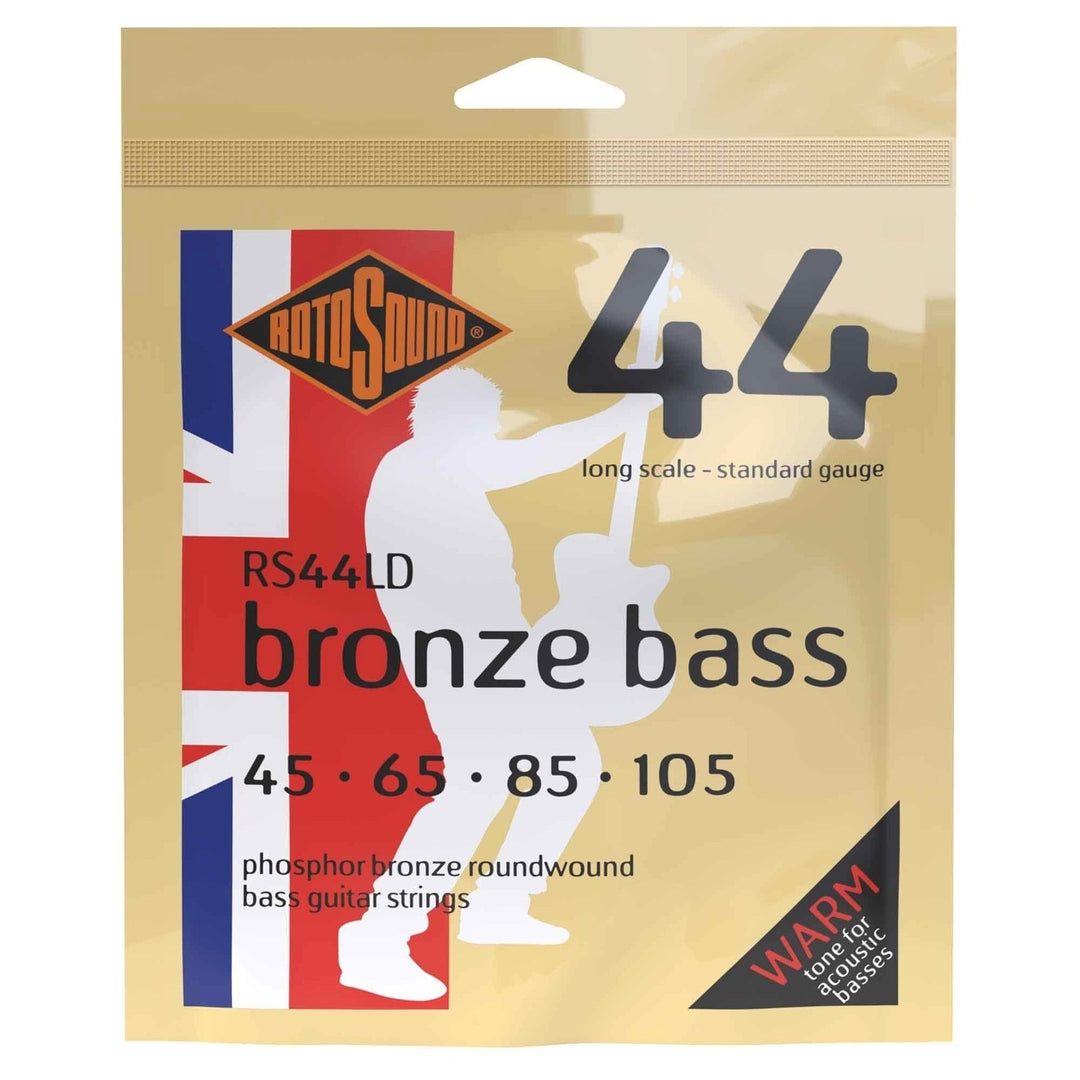 Rotosound-kielet akustiselle bassolle Bronze Bass 44 - Set 4-string Standard 45-105 (RS44LD)