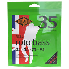 Rotosound E-bassokielet Roto Bass – set 4-kielinen nikkeli Medium Light 35–95 (RB35)