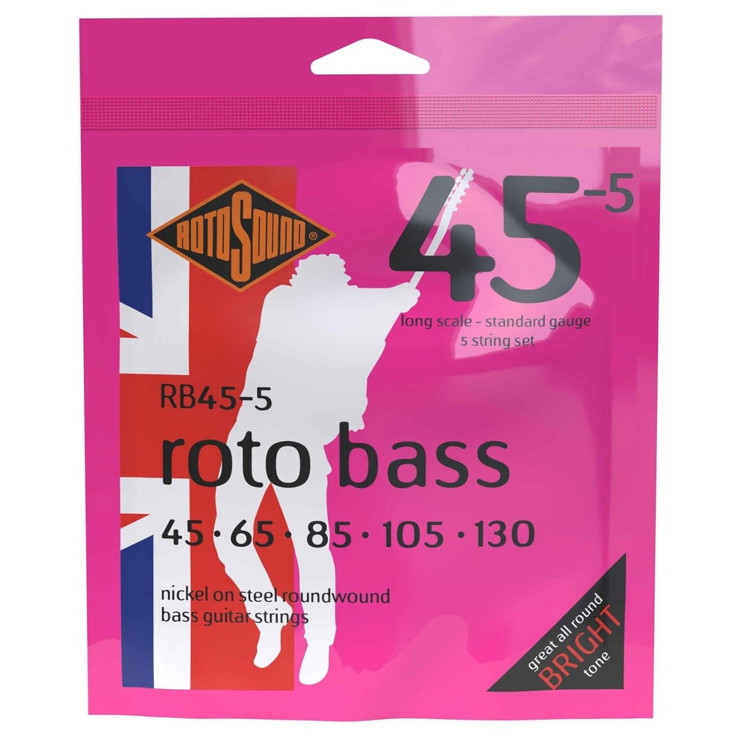 Rotosound E-bassokielet Roto Bass – set 5-kielinen nikkeli Standard 45–130 (RB45-5)