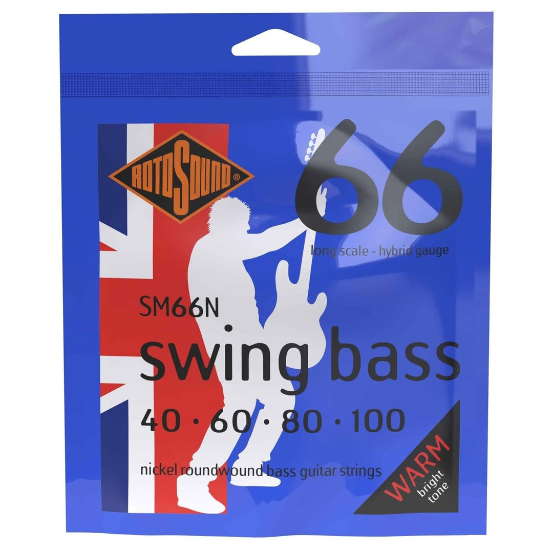 Rotosound E-bassokielet Swing Bass 66 - Set 4-string Nickel Hybrid 40-100 (SM66N)