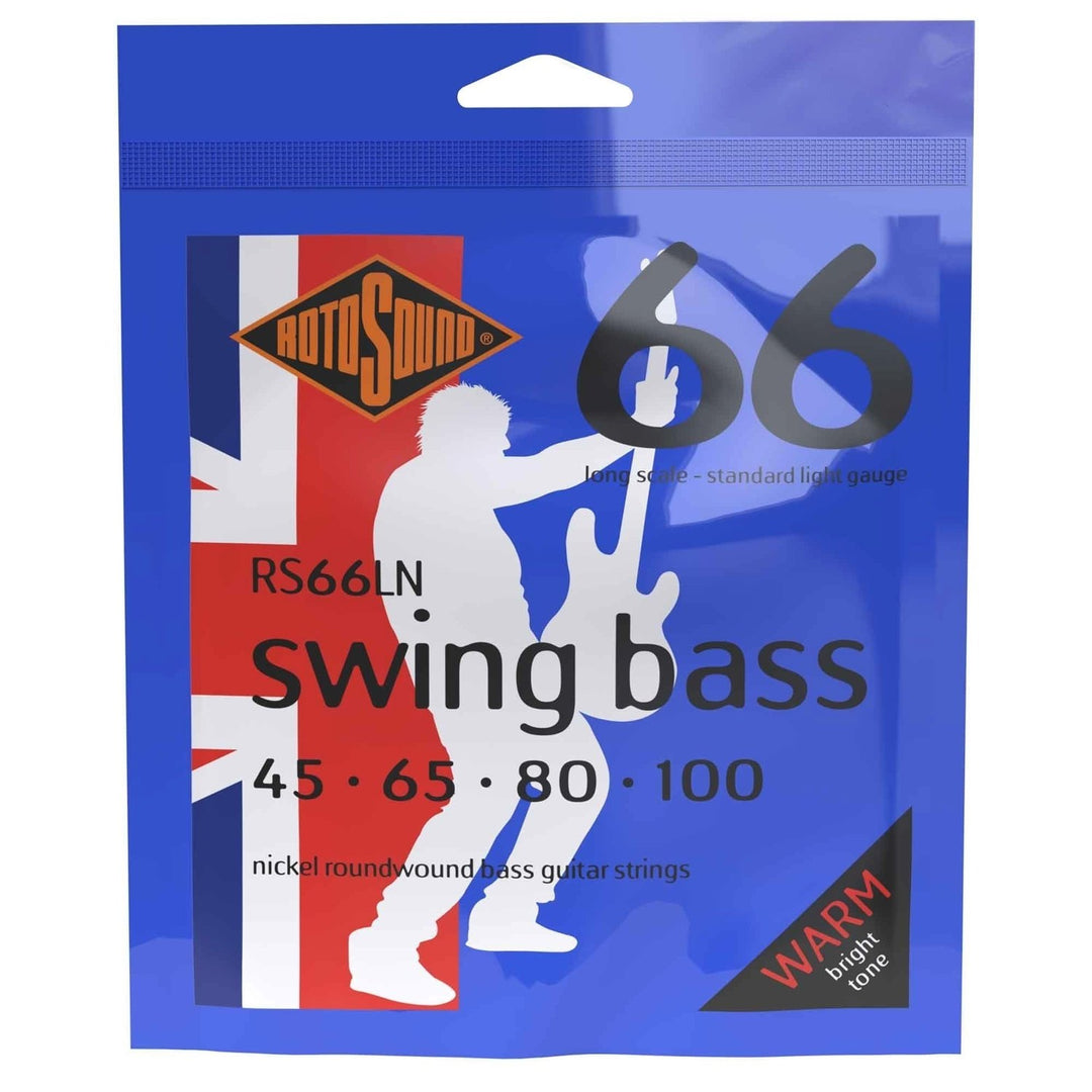 Rotosound E-Bass Jouset Swing Bass 66 - Set 4-string Nickel Standard Light 45-100 (RS66LN)