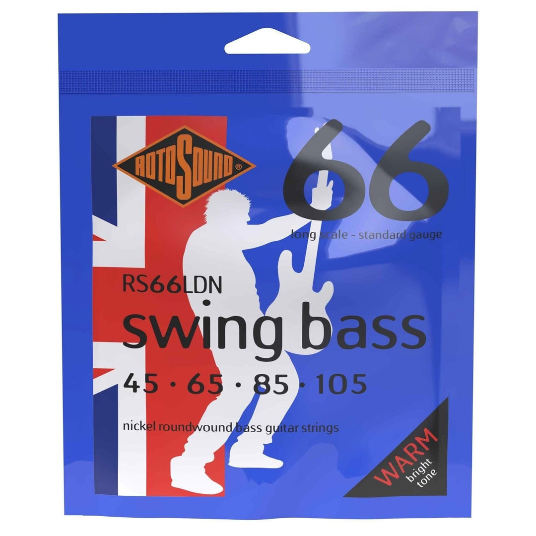 Rotosound E-Bass-kielet Swing Bass 66 - Set 4-kiel. Nickel Standard 45-105 (RS66LDN)
