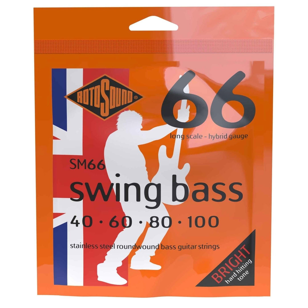 Rotosound E-Bass-kielet Swing Bass 66 - Set 4-string Hybrid 40-100 (SM66)