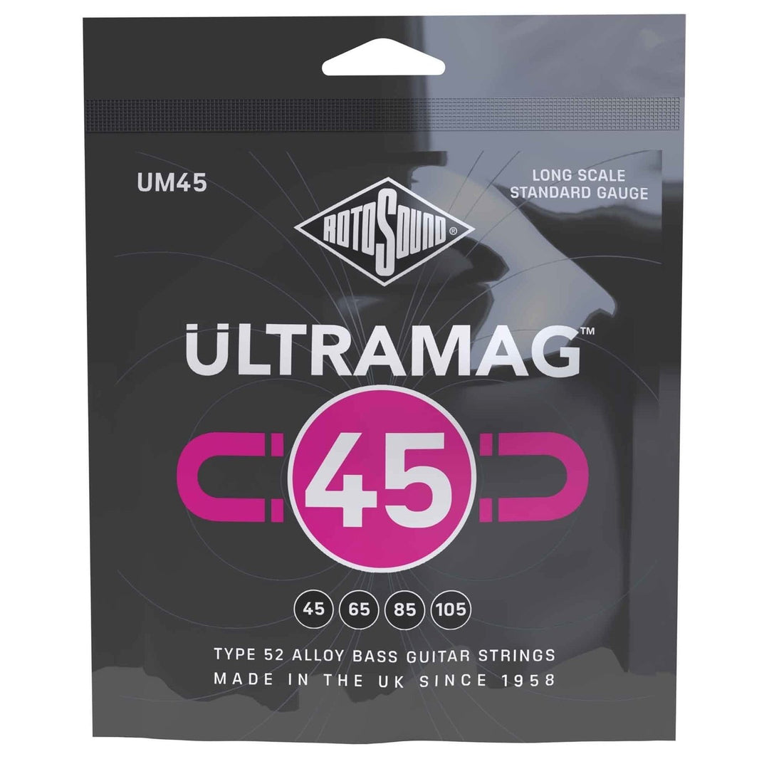 Rotosound E-Bass-kielet Ultramag - Setti 4-kielinen Standard 45-105 (UM45)