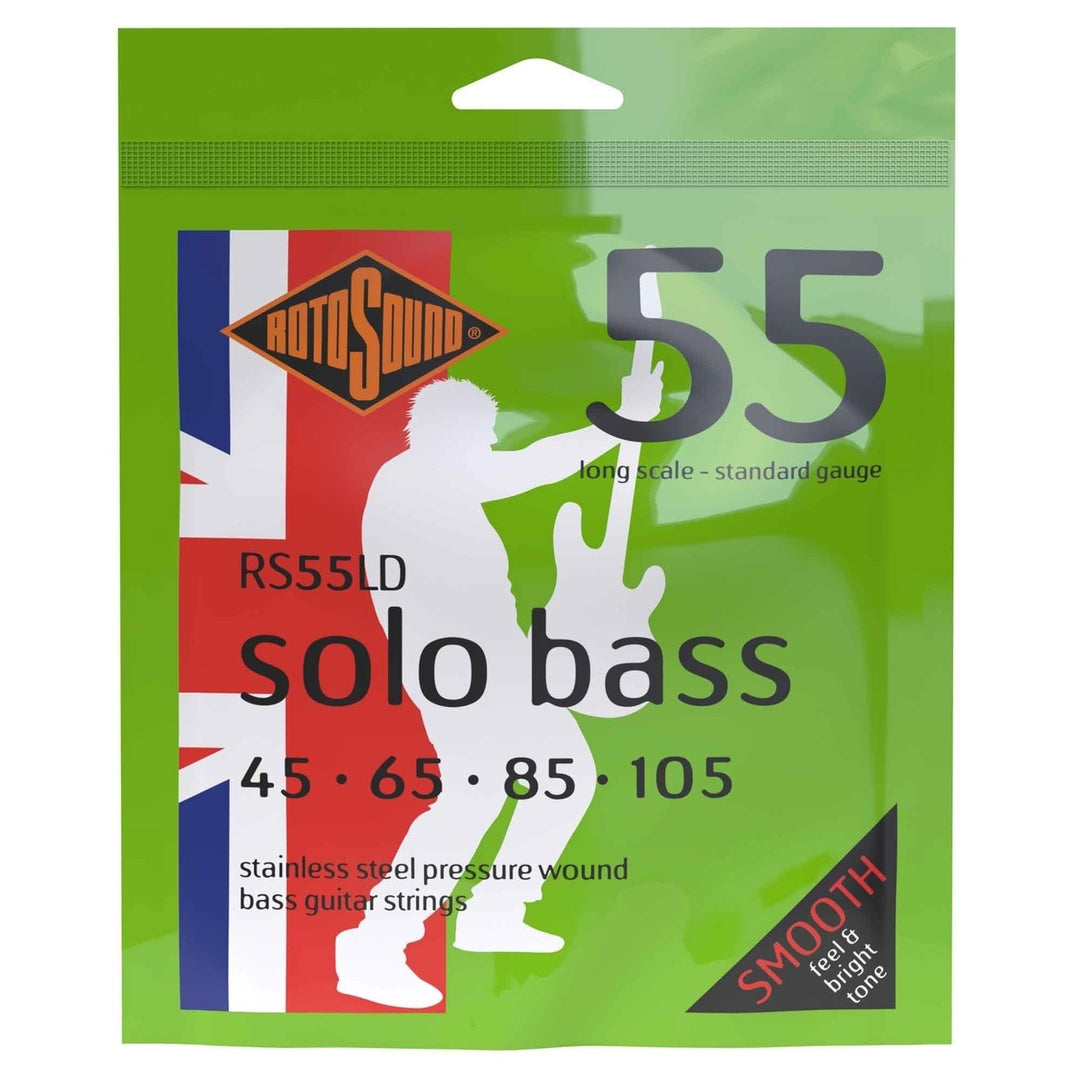 Rotosound E-Bass -jouset Solo Bass 55 - Setti 4-kielinen Standard 45-105 (RS55LD)
