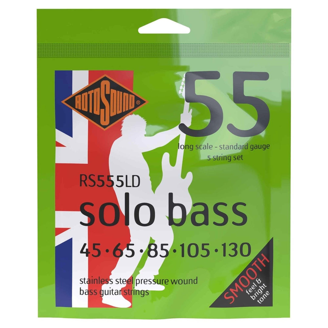 Rotosound-sähköbassokielet Solo Bass 55 - Set 5-kielinen Standard 45-130 (RS555LD)