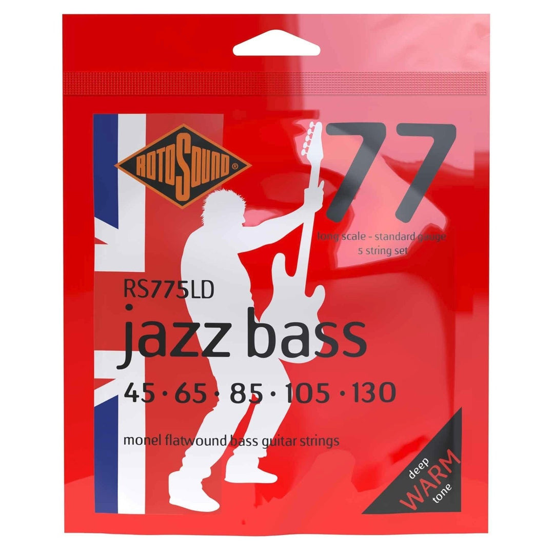 Rotosound Jazz Bass -kielet Jazz Bass 77 - set 5-kielinen Flatwound Standard 45-130 (RS775LD)
