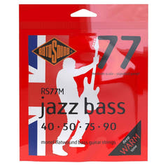 Rotosound Jazz Bass Strings Jazz Bass 77 - 4-kielinen setti Medium 40-90 // Medium-mittakaava (30.5"/772mm–32"/810mm) (RS77M)