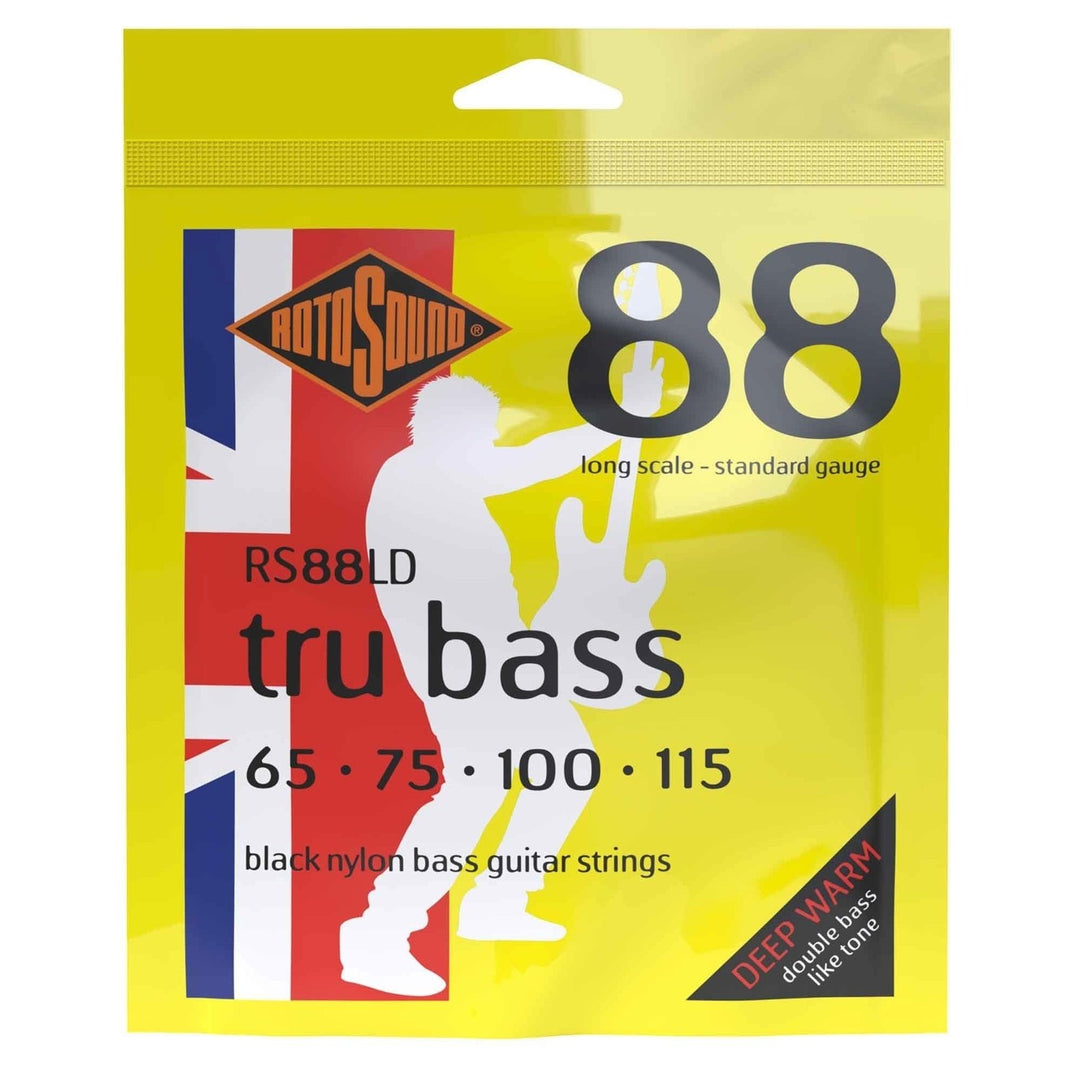 Rotosound E-Bass Strings Tru Bass 88 - 4-kielinen setti, medium-mittakaava (32"/810mm) – long-mittakaava (34"/860mm) (RS88LD)