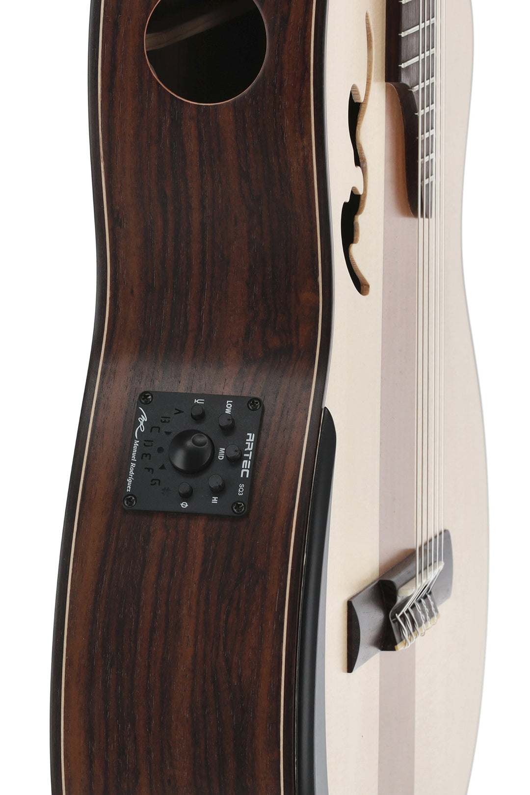 Manuel Rodriguez sähköakustinen Café Cortado Cutaway – Indian Rosewood (satin)