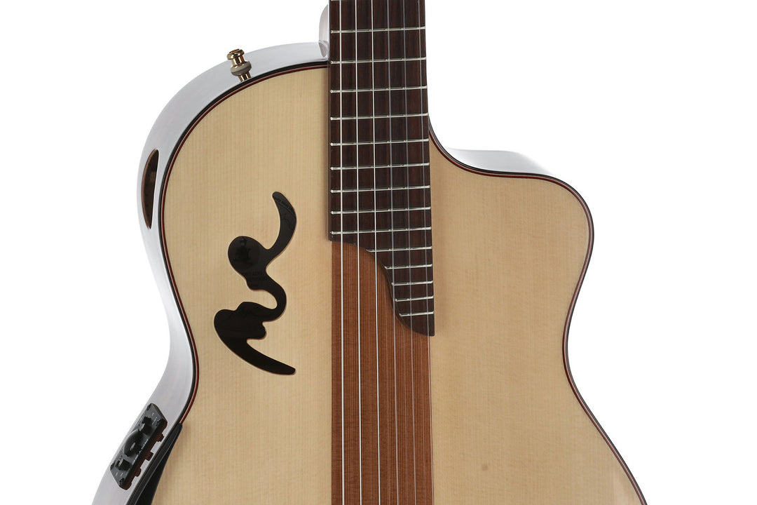 Manuel Rodriguez sähköakustinen Café Cortado Cutaway – Santos Rosewood (gloss)