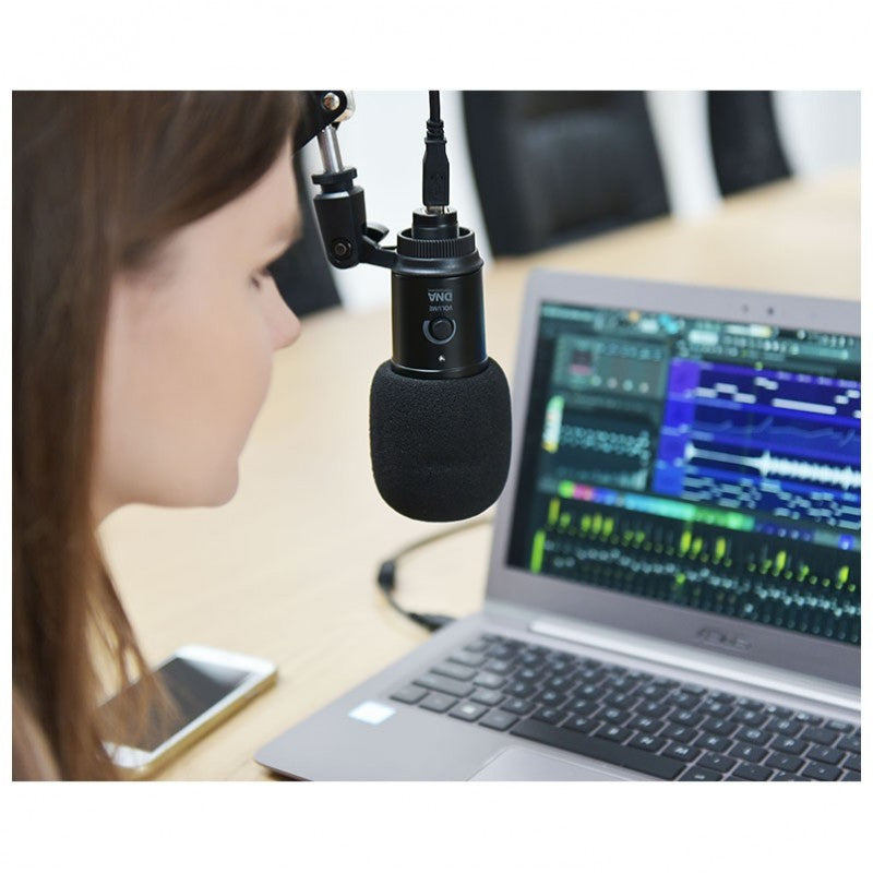 DNA USB Mikrotonit med Boom Arm og Popfilter