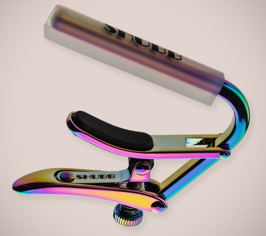 Shubb Capo Standard Capo - Klassinen kitara paua-helmi (C2P)