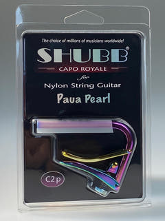 Shubb Capo Standard Capo - Klassinen kitara paua-helmi (C2P)