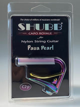 Shubb Capo Standard Capo - Classical guitar paua pearl (C2P)