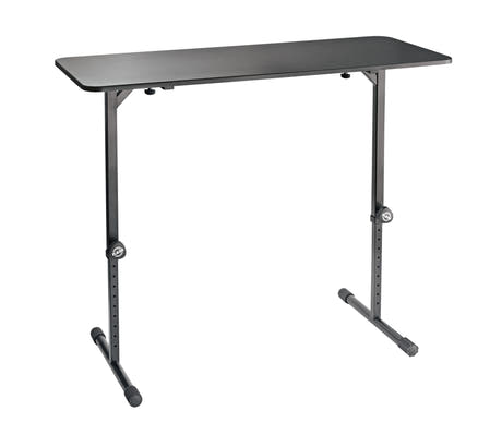 K&M 12160 DJ Desk, musta