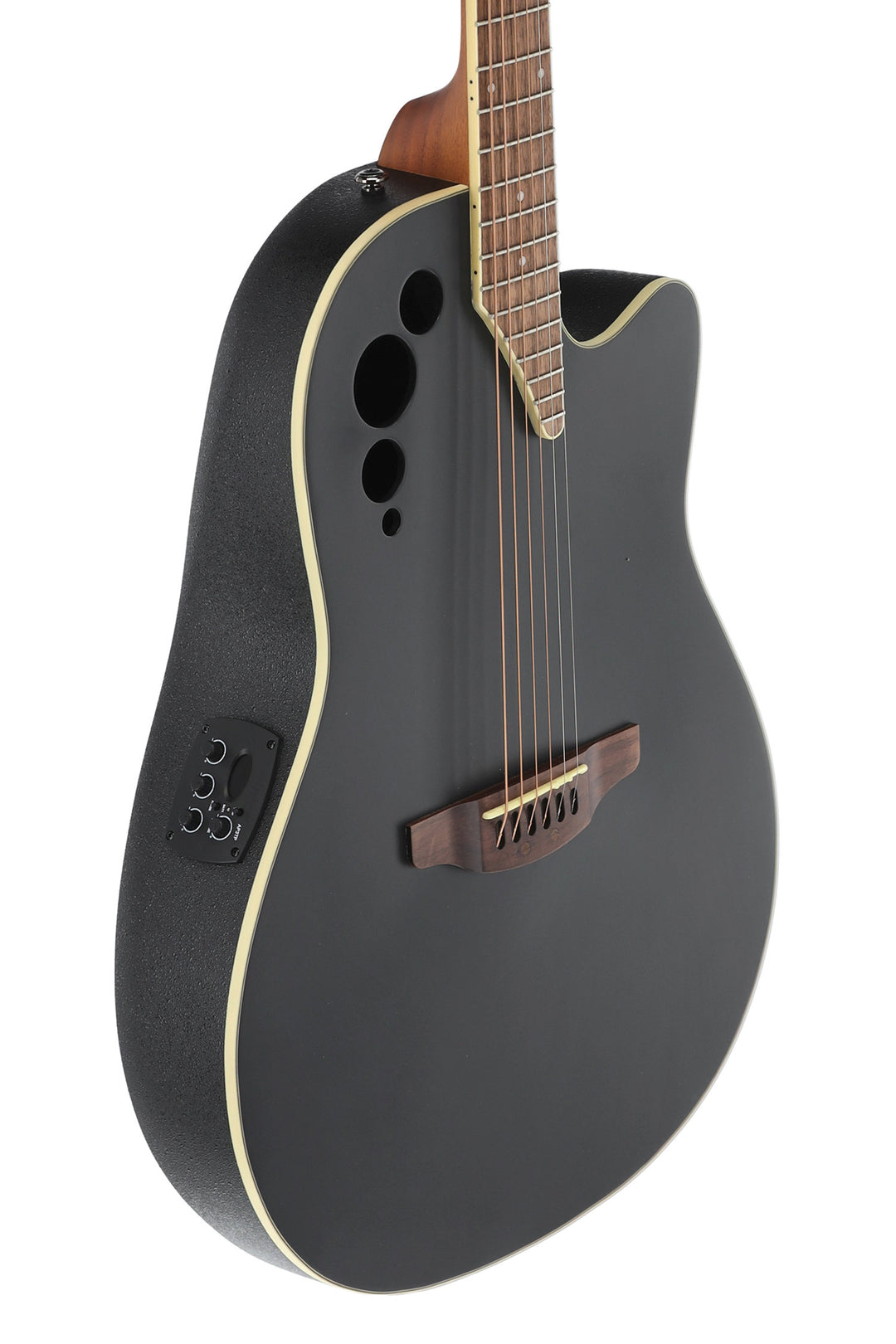 Applause E-Acoustic Kitarat AE44II Mid Cutaway – Black Satin (AE44-5S)
