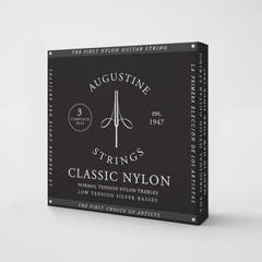 Augustine -kielet klassiselle kitaralle Classic Label - 3 x Set Classic Black (normal/low)
