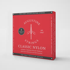 Augustine Strings klassiselle kitaralle Classic Label - 3 x Set Classic Red (normal/medium)