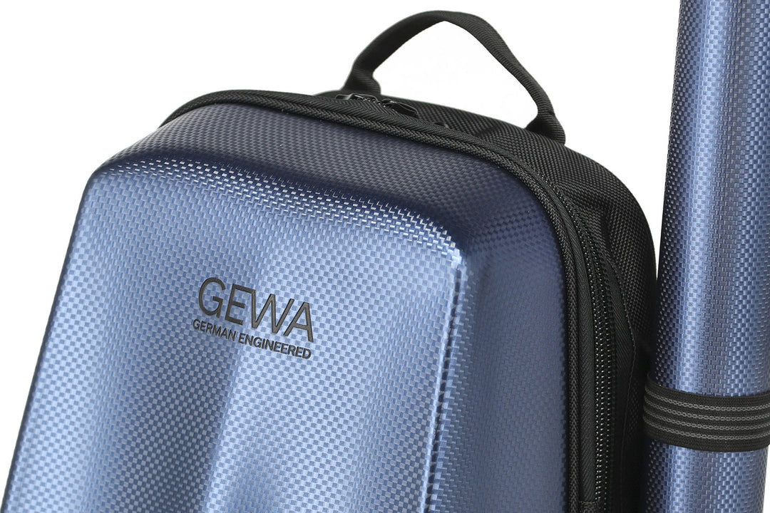 GEWA Rucksack for viulut case Space Bag - Blue 4/4 - 3/4 (33 x 67 (with bow case 79 ) x 19 cm)