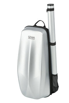 GEWA Rucksack for viulukotelo Space Bag - Silver 4/4 - 3/4 (33 x 67 (jousikotelon kanssa 79 ) x 19 cm)