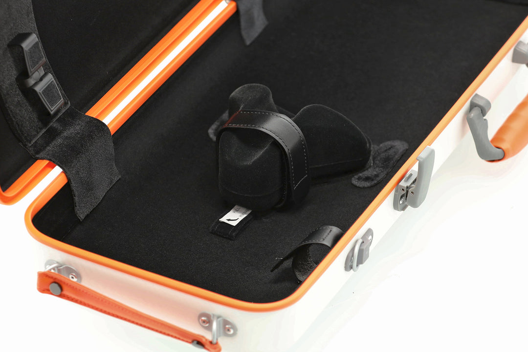 PURE GEWA Viulut transport case Polycarbonate FUN - 4/4 - 1/2 (White / Blacj)