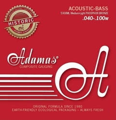 Adamas kielet akustiselle bassolle Phosphor Bronze - Set 4-string med-light (5300ML)