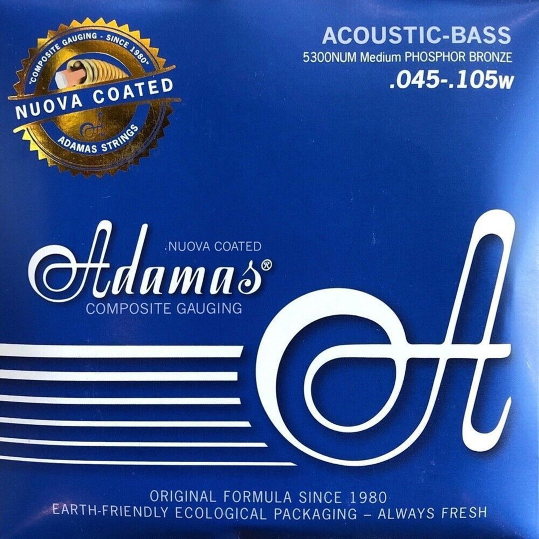 Adamas kielet akustiseen bassoon Nuova coated – 4-kielinen setti (5300NU-M)