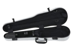 GEWA Muotoinen viulucase Air 1.7 - Silver metallic high gloss