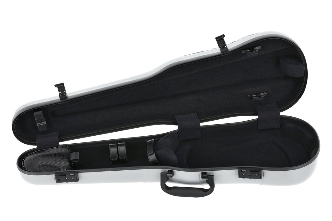 GEWA Muotoinen viulucase Air 1.7 - Silver metallic high gloss