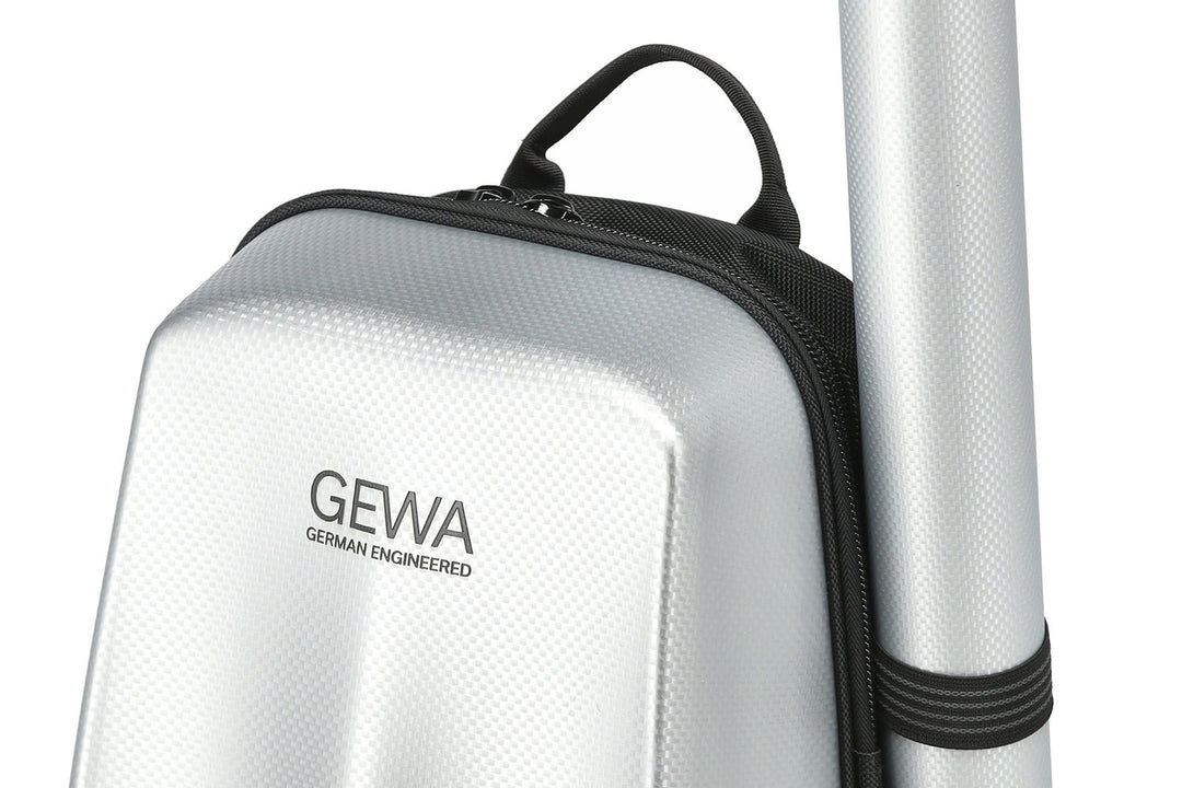 GEWA Rucksack for viulukotelo Space Bag - Silver 4/4 - 3/4 (33 x 67 (jousikotelon kanssa 79 ) x 19 cm)