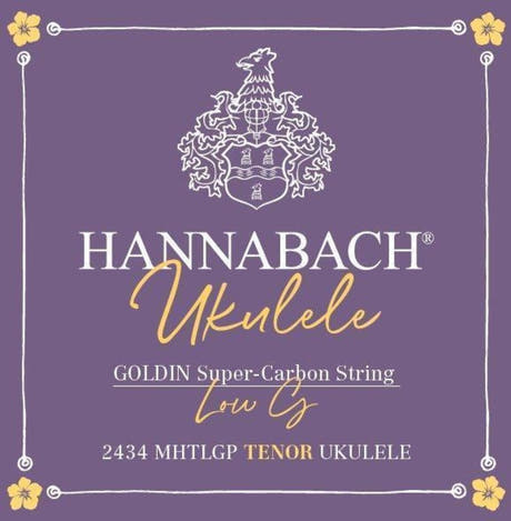 Hannabach 2434MHTLG matala G4-strings tenorukulelelle, hiilikuitu