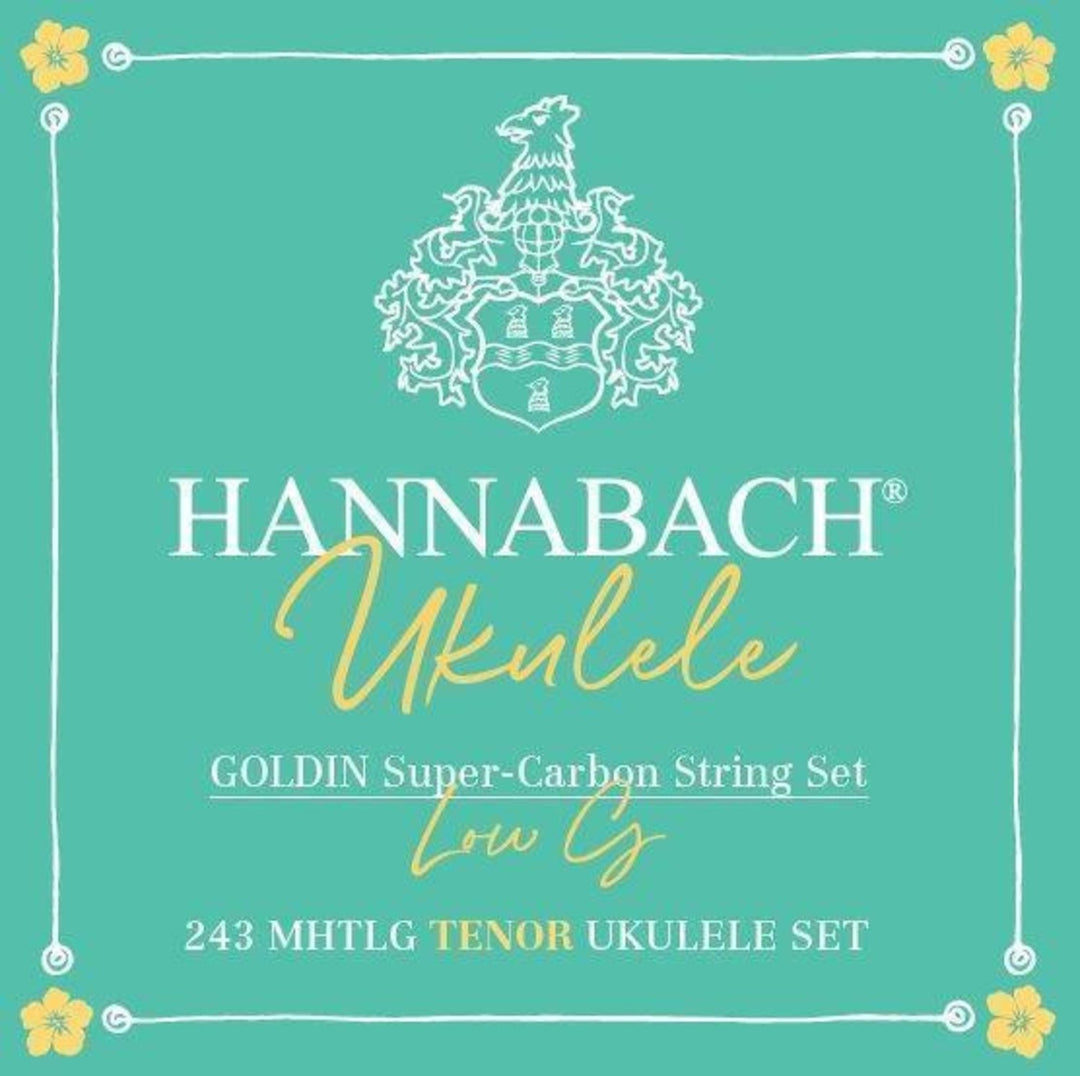 Hannabach kielet ukulelelle Tenor Ukulele Goldin 243MHTLG Low G - set Low G (243MHTLG)