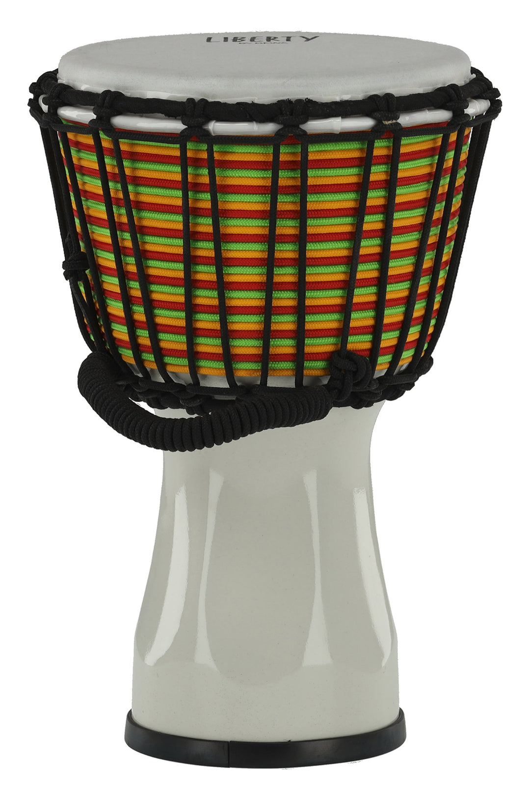 GEWA Djembé Liberty Series köysiviritys - 7" White