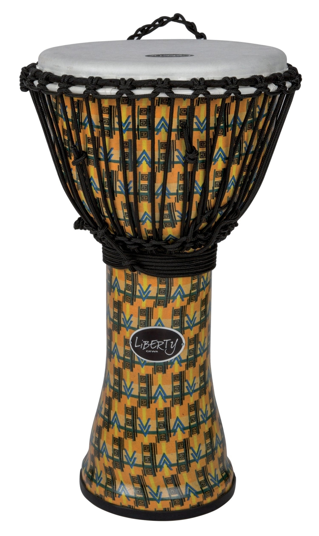 GEWA Djembé Liberty Series Köysiviritetty - 14" Abstract Kente