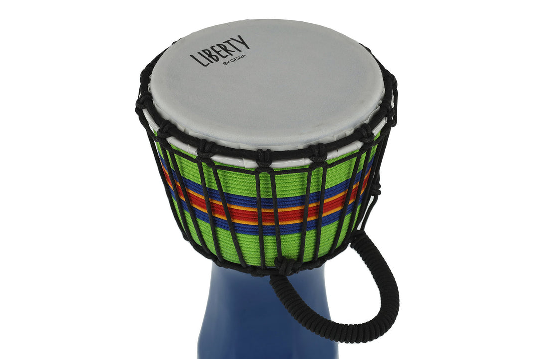 GEWA Djembe Liberty Series Rope Tuned - 7" Blue