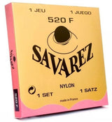 Savarez 529R:n kierretty G3-kieli klassiselle kitaralle, 520F