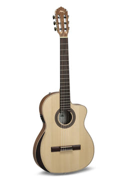 Manuel Rodriguez ECOLOGÍA Series Samba Electro-Acoustic – sähköakustinen Samba Plano (Cutaway, kaularauta)