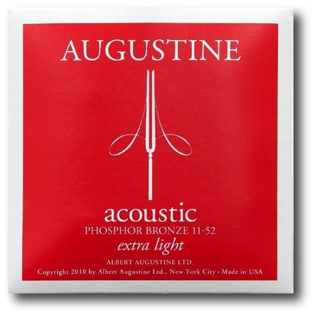 Augustine Acoustic Phosphor Bronze -westernkielet, Extra-Light 11-52