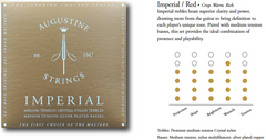 Augustine-kielet klassiselle kitaralle Imperial Crystal Nylon medium - Setti Imperial Red (medium/medium)