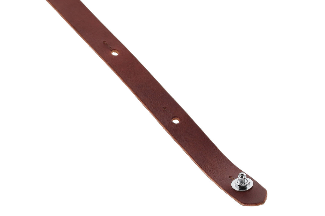 GEWA Kitarahihnat Prestige 65 pehmustetut Security Locks - black croc/brown