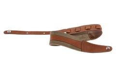 GEWA Kitarat-hihnat Prestige 85 pehmustettu Security Locks – kuivahiekka/ruskea