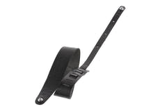 GEWA Premium Plain 70 -kitarahihna Security Locks -lukituksilla, musta, pintanahka