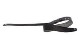 GEWA Premium Plain 70 -kitarahihna Security Locks -lukituksilla, musta, pintanahka