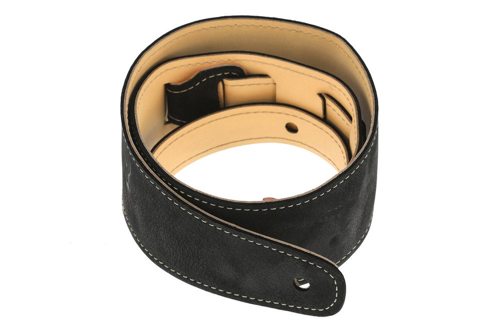 GEWA Regular 70 guitarrem i læder, Satin Black