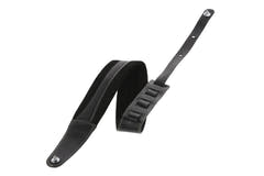 GEWA Guitar -hihnat Prestige 85 pehmustetut Security Locks - musta/musta