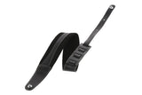 GEWA Guitar Straps Prestige 85 padded Security Locks - black/black
