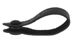 GEWA Tie Strap -lenkki kitarahihnaan, nahkaa, musta