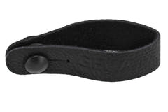 GEWA Tie Strap -lenkki kitarahihnaan, nahkaa, musta