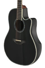 Ovation E-Acoustic Guitar Pro sarja Custom Balladeer Deep Contour - Black (2762BL-5-G)
